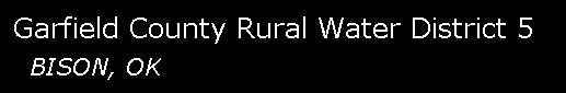 Garfield County Rural Water District 5